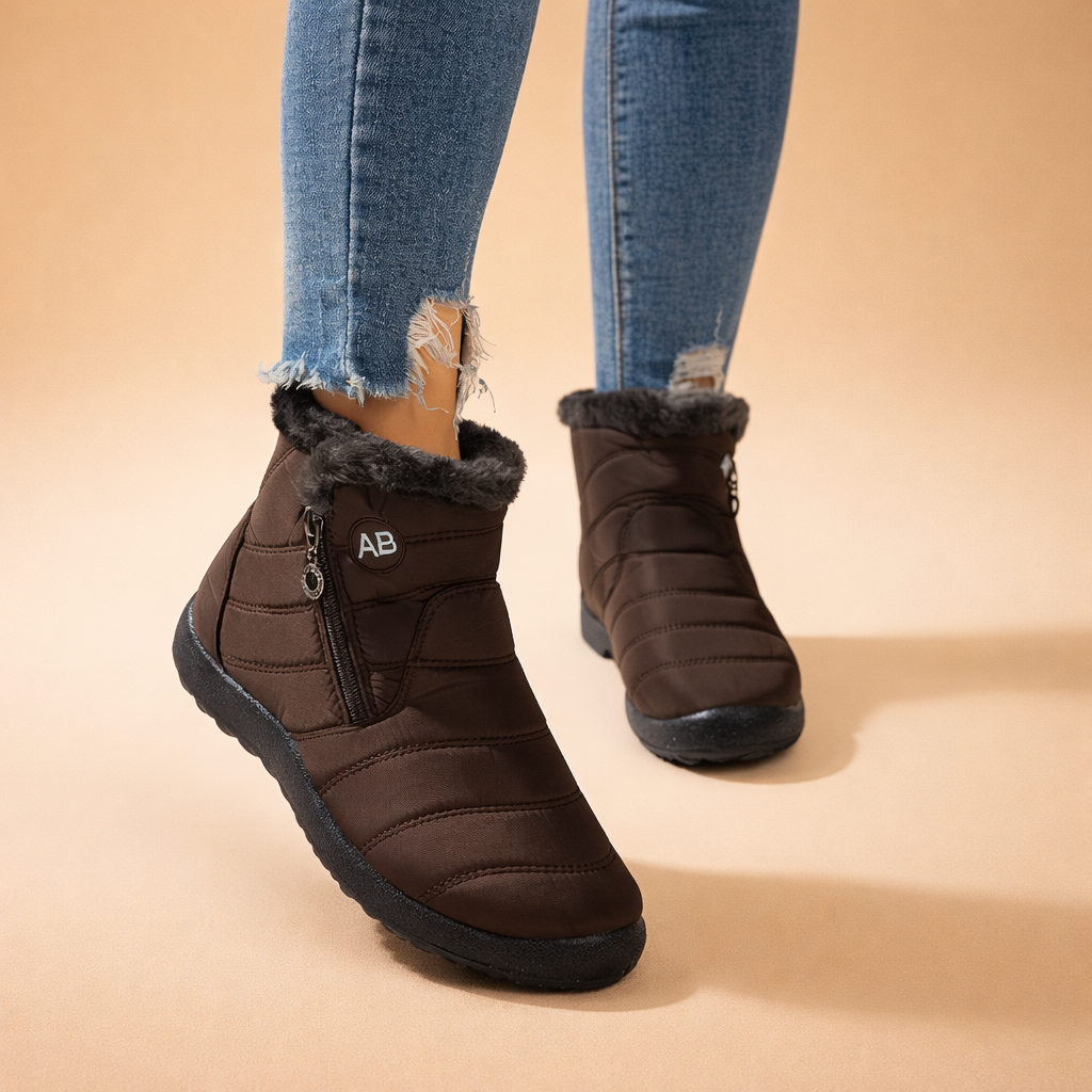 Mia | Bottes d'hiver chaudes à fermeture éclair pour femmes