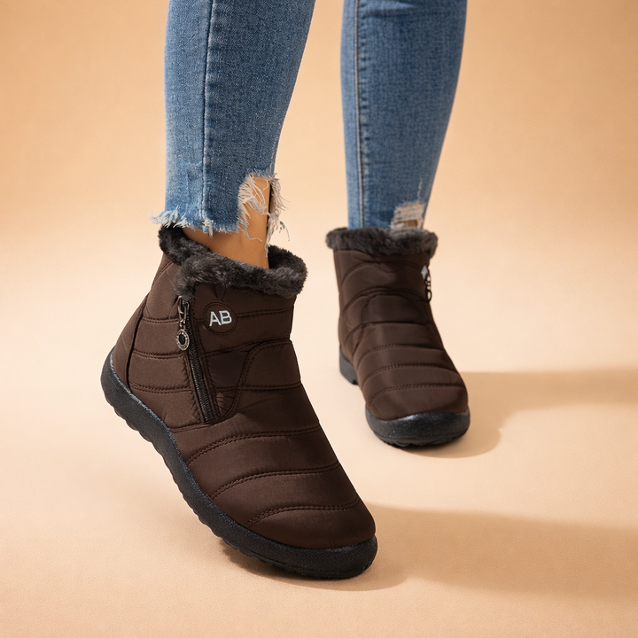 Mia | Bottes d'hiver chaudes à fermeture éclair pour femmes