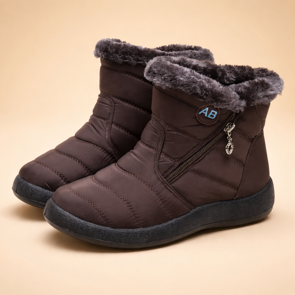 Charlotte | Bottes d'hiver doublées chaudes pour femmes