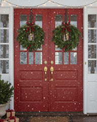 Farmhouse Christmas Wreath, Boho Wreath, Holiday Wreath