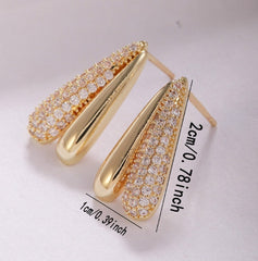 Large Gold Hoop Earrings – Elegant Jewelry