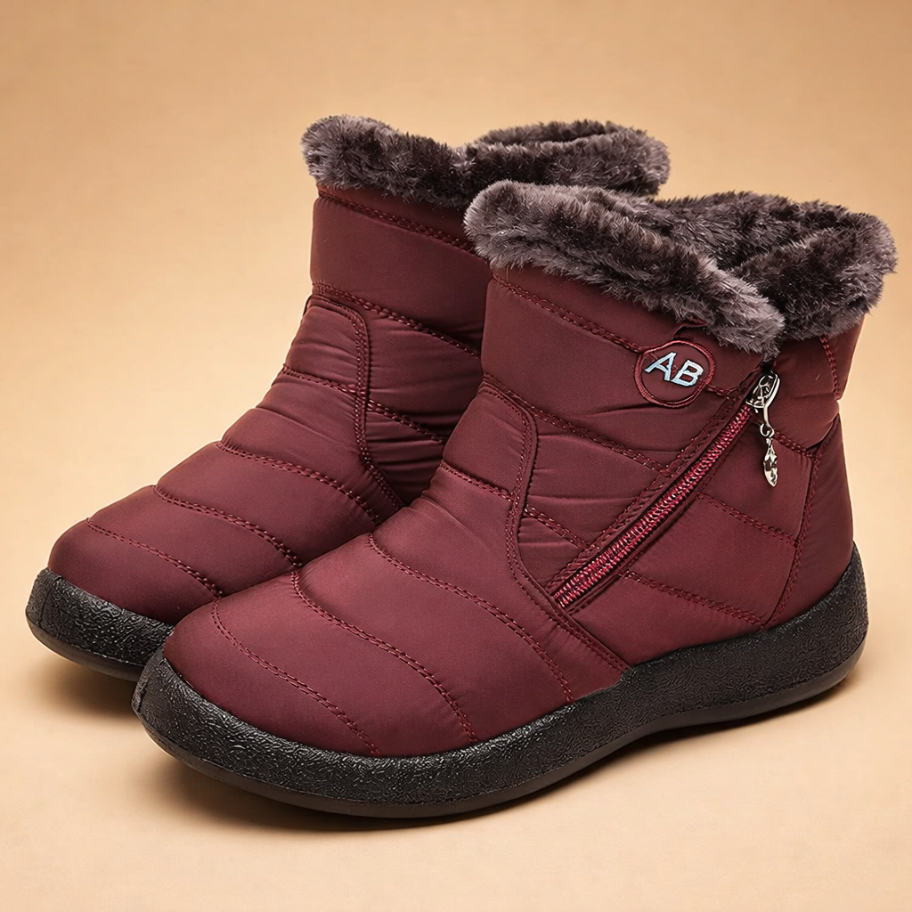 Charlotte | Bottes d'hiver doublées chaudes pour femmes