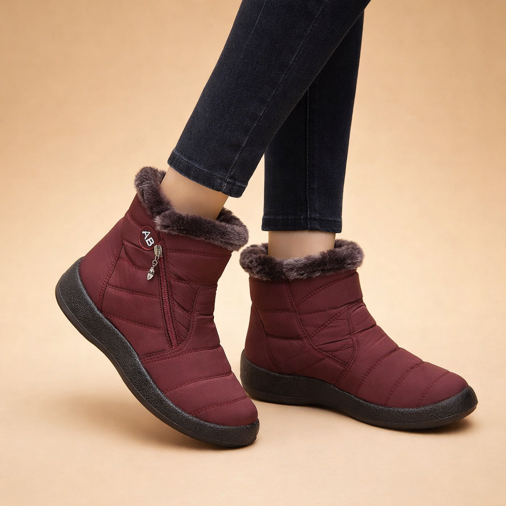 Charlotte | Bottes d'hiver doublées chaudes pour femmes