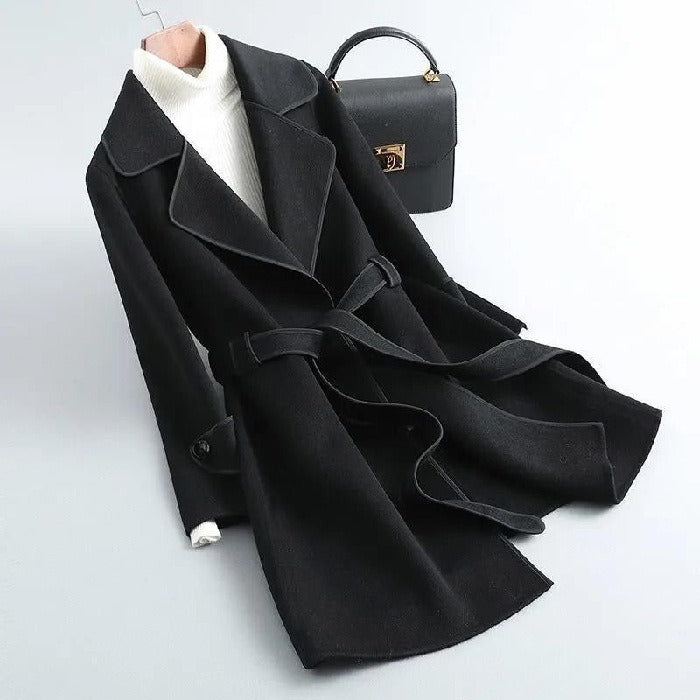 Marcella | Trench Coat with Contrast Trim