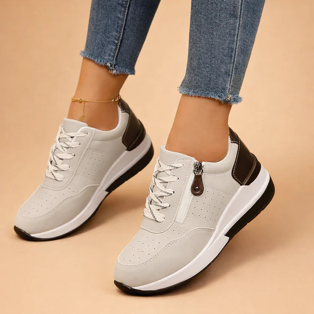 Elena | Women’s Cushioned Low-Top Sneakers for Everyday Comfort