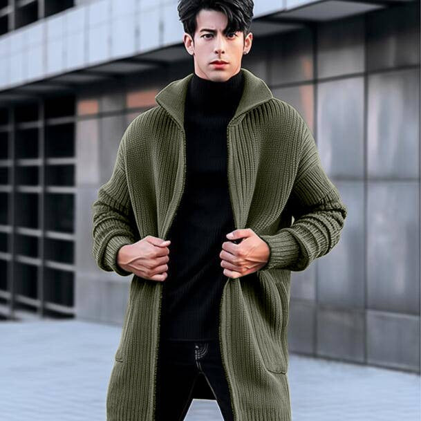Niels | Stand-up Collar Cardigan