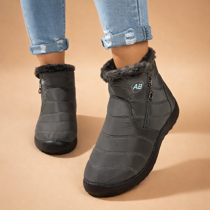 Mia | Bottes d'hiver chaudes à fermeture éclair pour femmes
