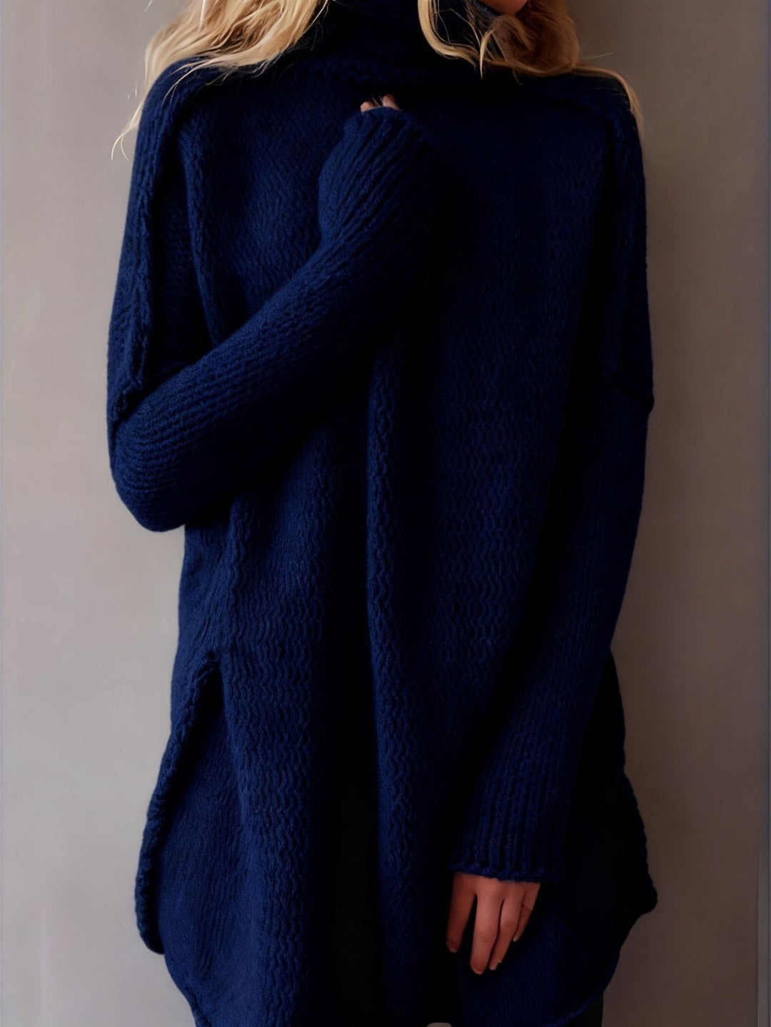 Kalina | Pull tunique à col roulé avec une coupe ample