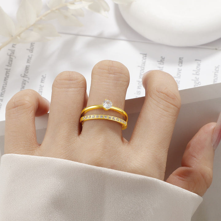 Ensemble de bagues en or – Bijoux élégants pour chaque occasion, haute qualité et design élégant