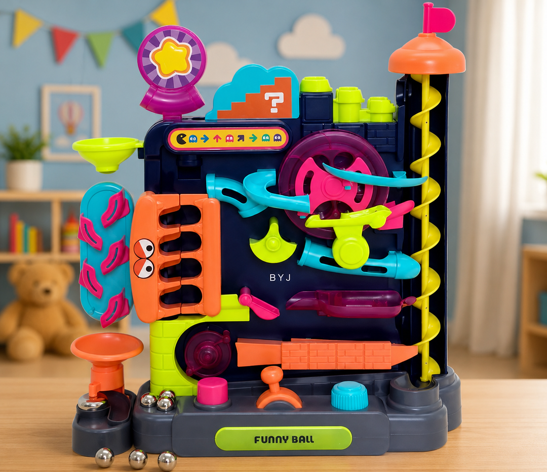 Jouet éducatif Montessori – Piste à billes multi-couches pour apprentissage interactif, jouet idéal pour enfants de 3 à 5 ans