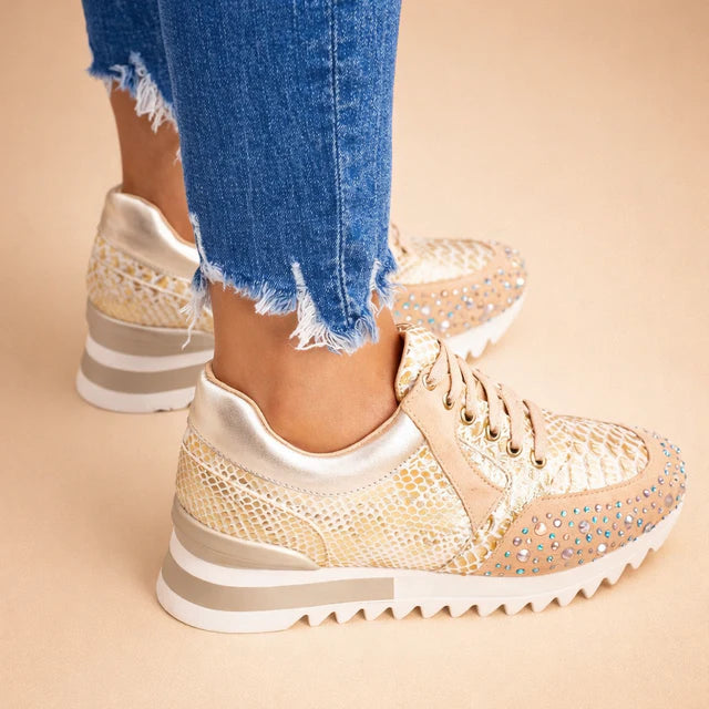 Elara | Baskets de mode embossées pour femmes pour un confort chic au quotidien