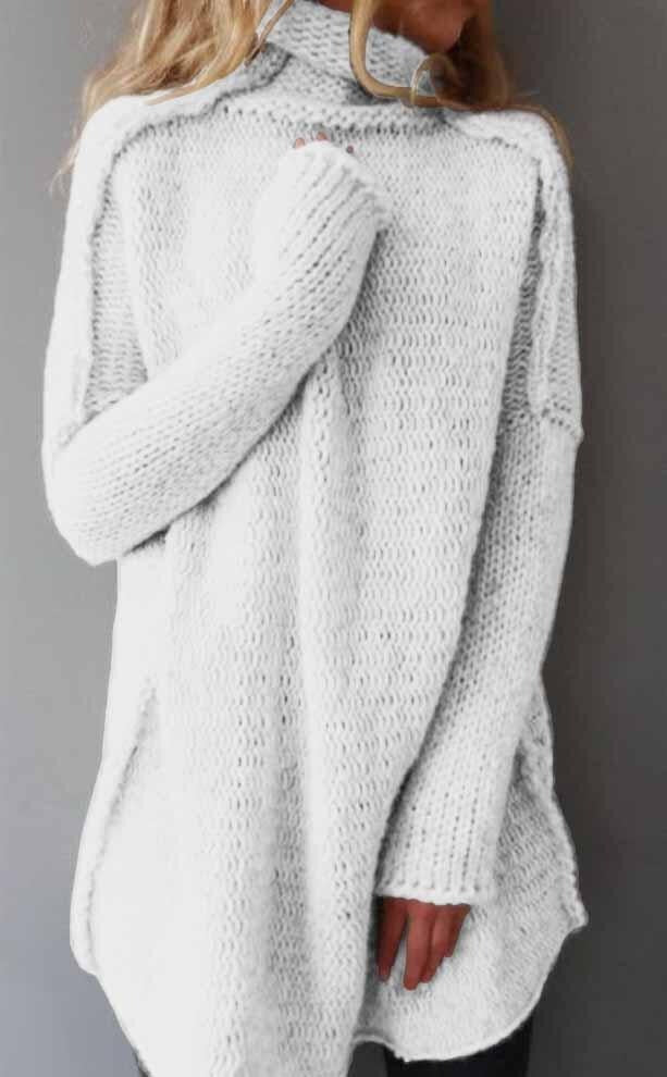 Kalina | Pull tunique à col roulé avec une coupe ample