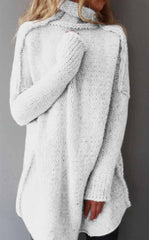 Kalina | Turtleneck tunic sweater with a loose fit