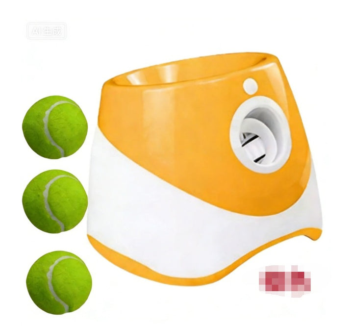Lanceur automatique de balles pour chiens avec 3 réglages de distance