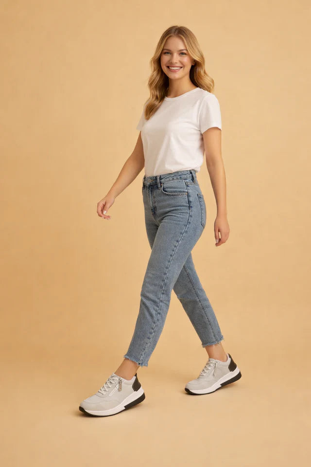 Elena | Women’s Cushioned Low-Top Sneakers for Everyday Comfort