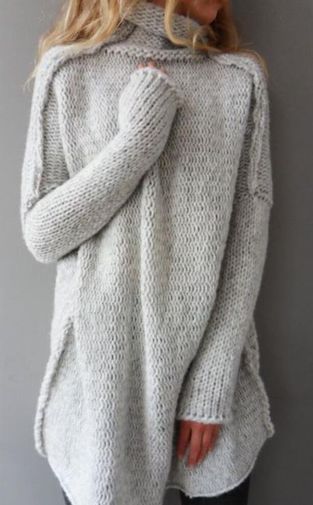 Kalina | Pull tunique à col roulé avec une coupe ample