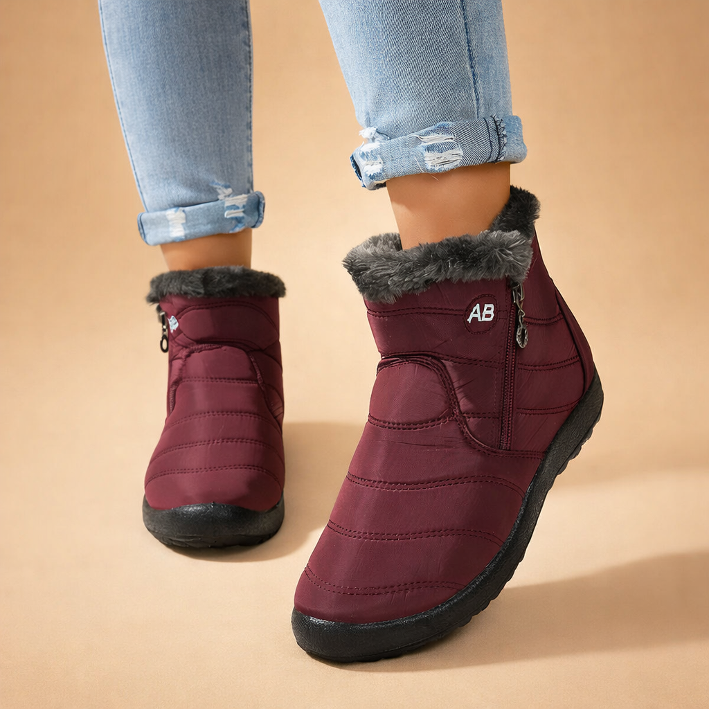 Mia | Bottes d'hiver chaudes à fermeture éclair pour femmes
