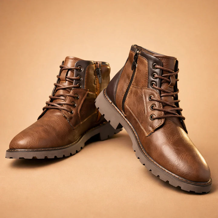 George | Bottines décontractées robustes à lacets pour un style urbain prêt à porter au quotidien
