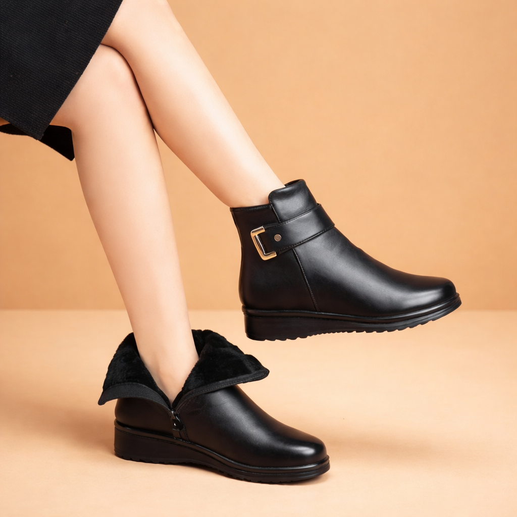 Emily | Bottines doublées chaudes pour femmes