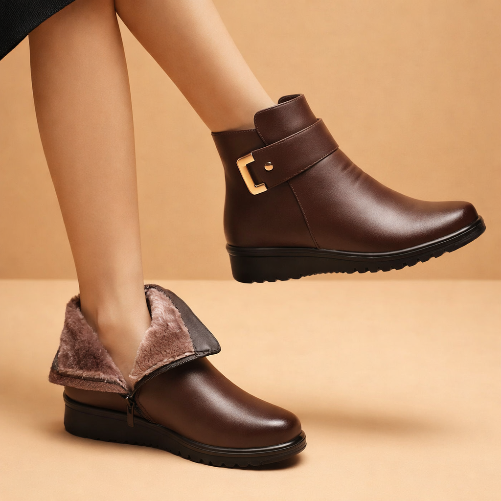 Emily | Bottines doublées chaudes pour femmes