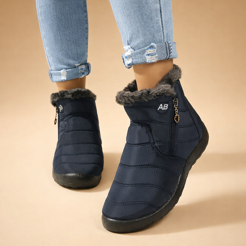 Mia | Bottes d'hiver chaudes à fermeture éclair pour femmes