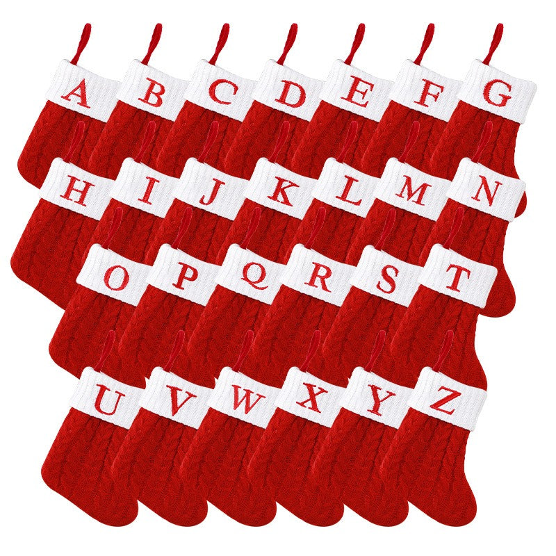 MerrySock – Chaussette de Noël nordique avec bordure en peluche douce