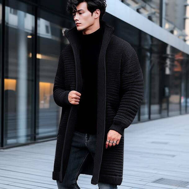 Niels | Stand-up Collar Cardigan