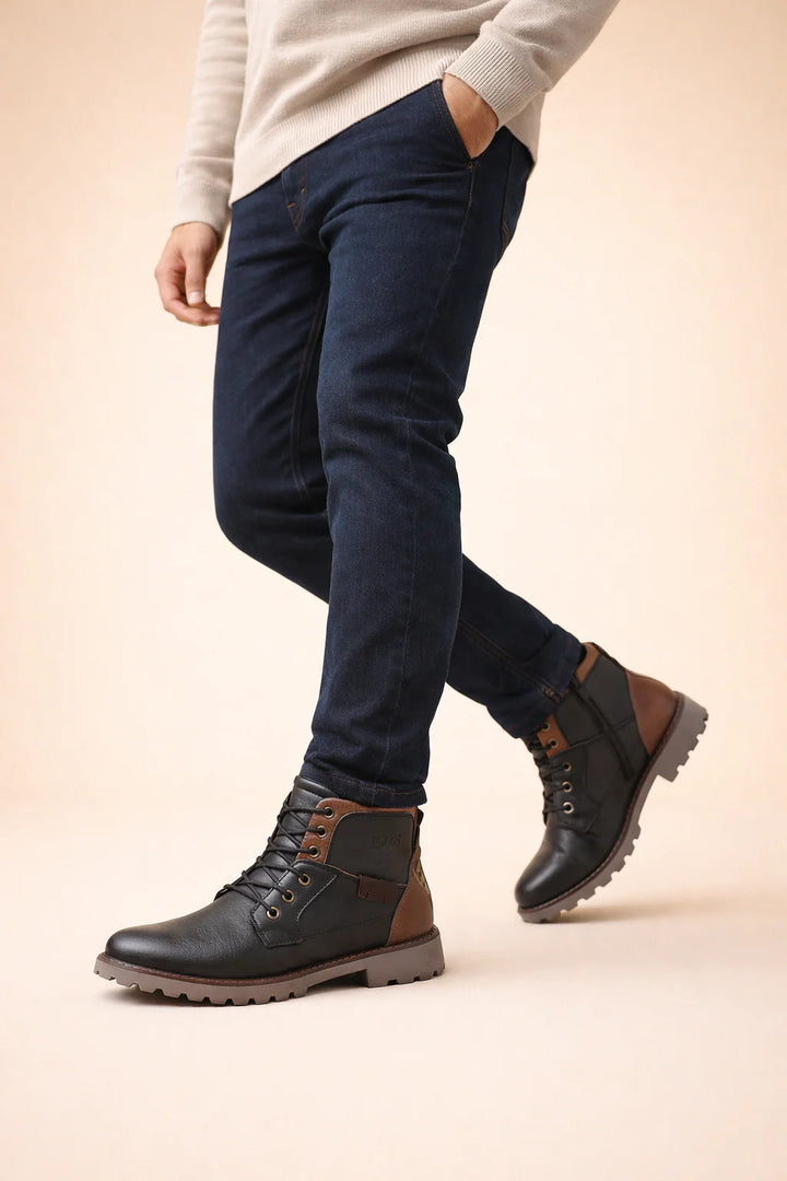 George | Bottines décontractées robustes à lacets pour un style urbain prêt à porter au quotidien