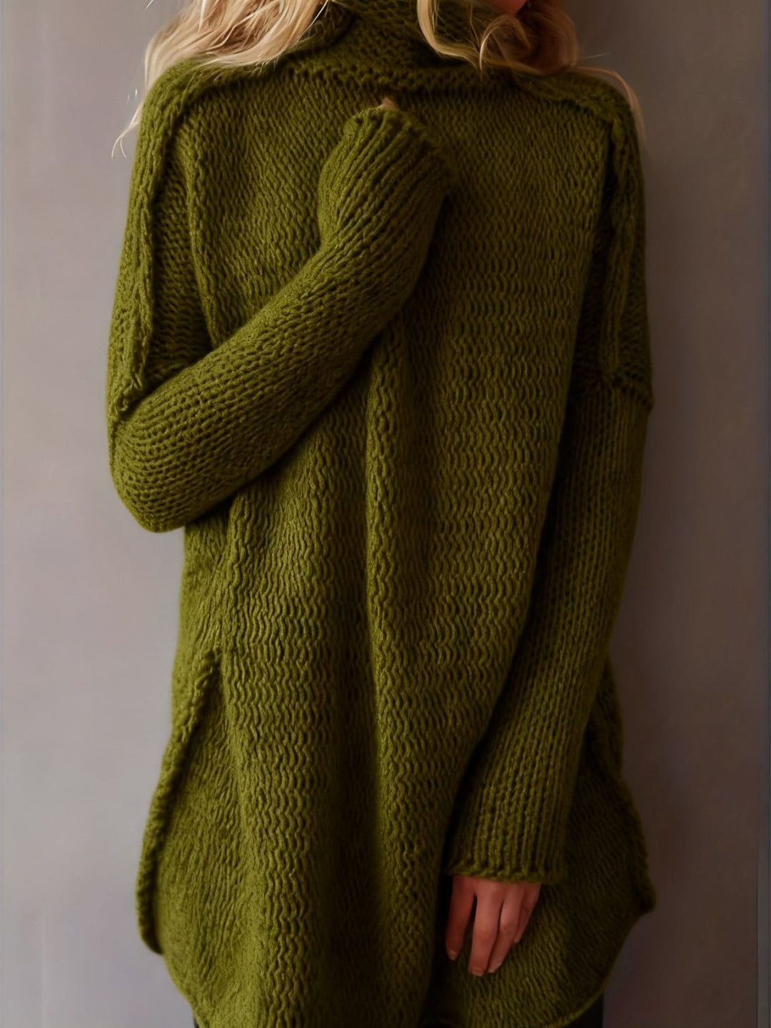 Kalina | Pull tunique à col roulé avec une coupe ample