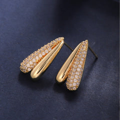 Large Gold Hoop Earrings – Elegant Jewelry