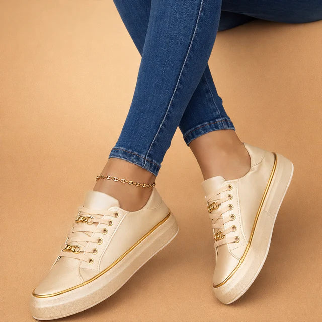 Mila| Baskets basses élégantes pour un confort quotidien pour femmes
