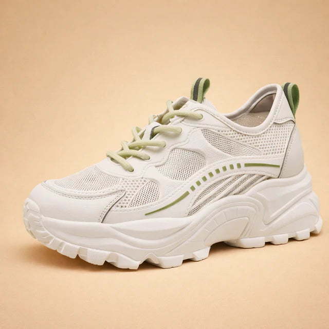 Monica | Baskets à plateforme respirantes pour une élévation stylée pour femmes