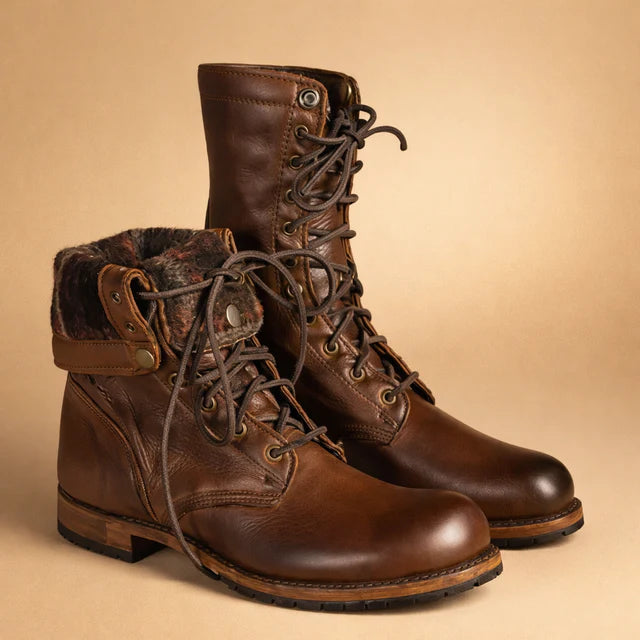 Monika | Women's Combat Lace-Up Ankle Boots