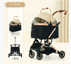 Dog stroller and transport box