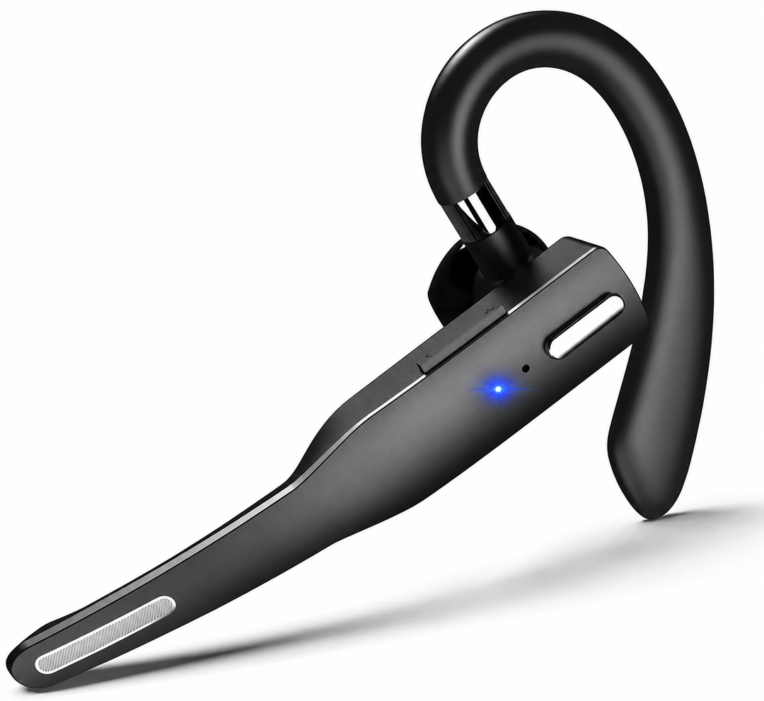 Trucker Dual Mic Wireless Bluetooth 5.1 Noise Cancelling Headset/Earbuds