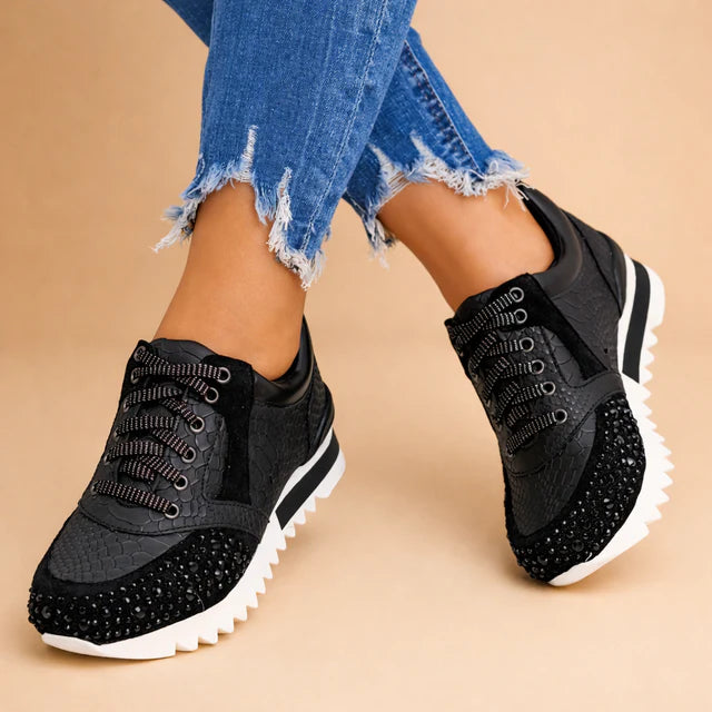 Elara | Baskets de mode embossées pour femmes pour un confort chic au quotidien