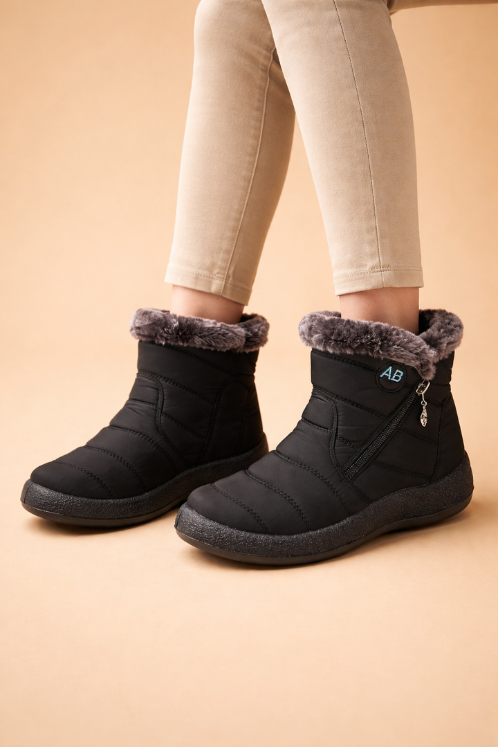 Charlotte | Bottes d'hiver doublées chaudes pour femmes