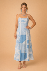 Selene | Chic Long Dress with Bow at the Back
